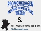 Logos: Promotiedaagen vor het bedriefsleven Noord Nederland and Business Plus-Die Nordwestmesse