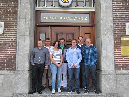 Foto: Seven new trainees started their traineeships at EVAG and ELAG